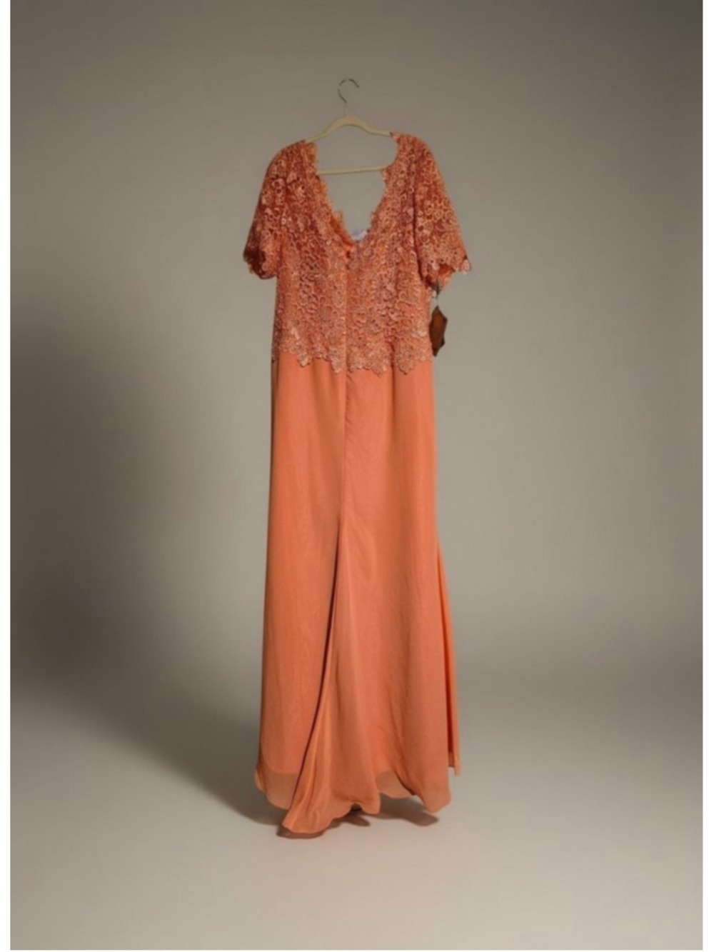 JENJENHOUSE Watermelon Lace Maxi Dress Plus Size 26W - Picture 6 of 10